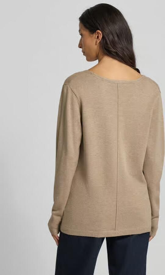 FREE QUENT Gebreide pullover met deelnaad model 'Claura'