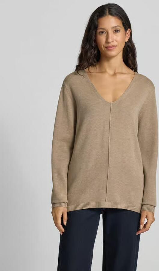 FREE QUENT Gebreide pullover met deelnaad model 'Claura' - Foto 2
