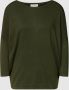 FREE QUENT Gebreide pullover met extra brede schouders model 'Jone - Thumbnail 1