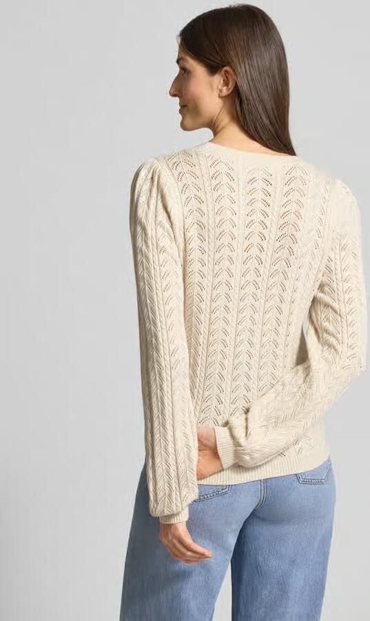 FREE QUENT Gebreide pullover met geribde boorden Model 'Clarry' - Foto 3