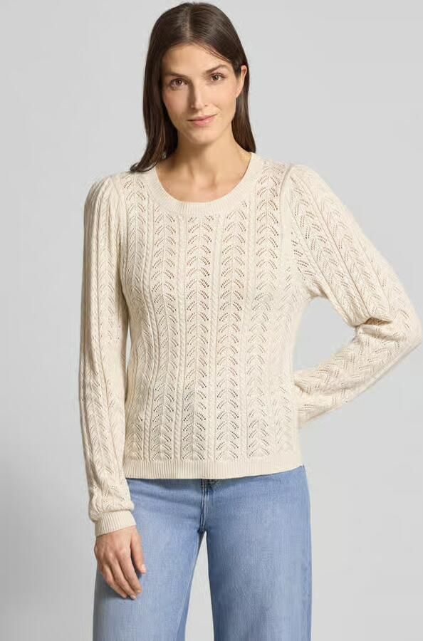 FREE QUENT Gebreide pullover met geribde boorden Model 'Clarry' - Foto 2