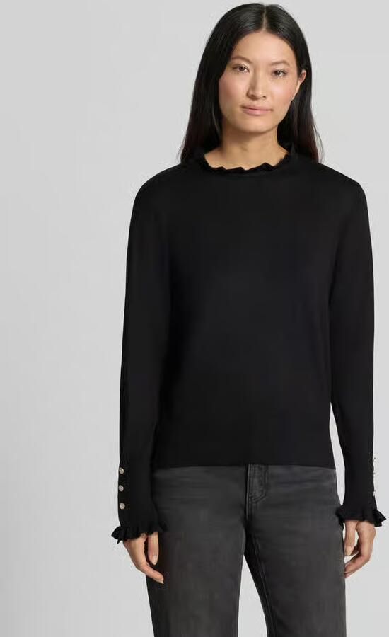 FREE QUENT Regular fit shirt met lange mouwen van viscosemix model 'Katie' - Foto 2