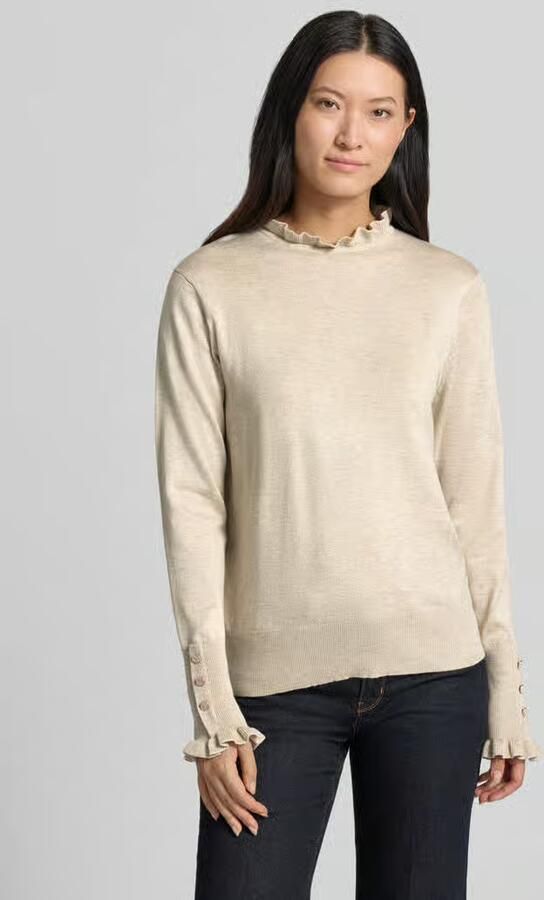 FREE QUENT Regular fit shirt met lange mouwen van viscosemix model 'Katie' - Foto 4