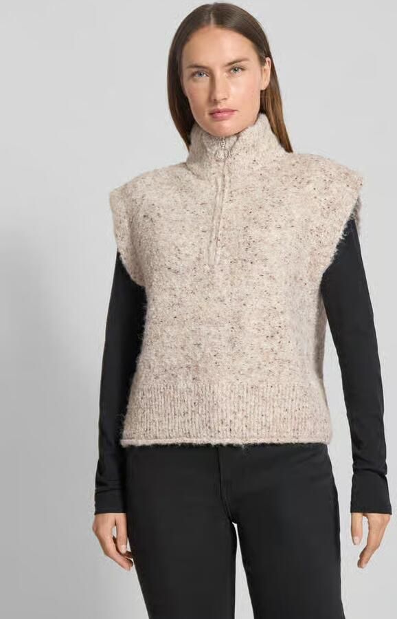 FREE QUENT Gebreide pullover met opstaande kraag model 'Grsnemes' - Foto 2