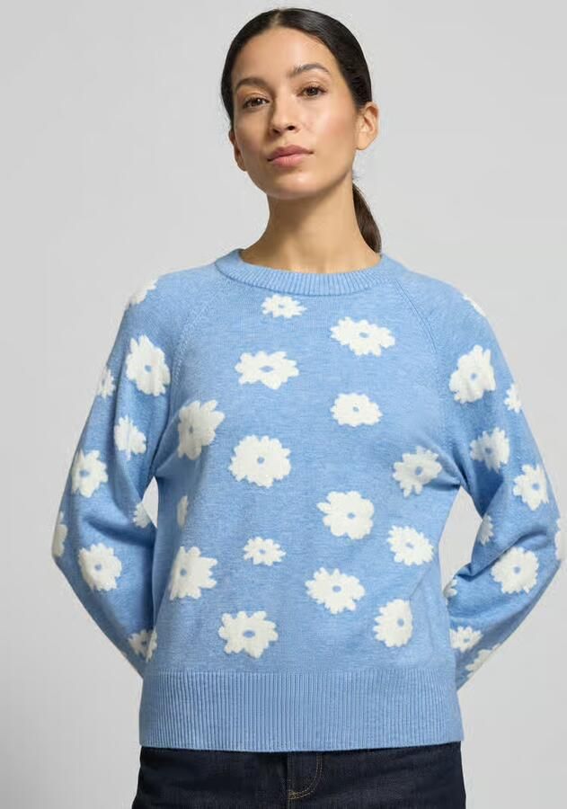 FREE QUENT Gebreide pullover met ribboorden model 'Alpie' - Foto 2
