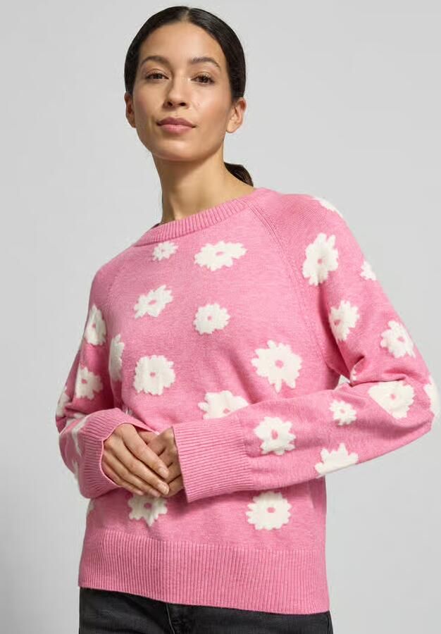 FREE QUENT Gebreide pullover met ribboorden model 'Alpie' - Foto 2