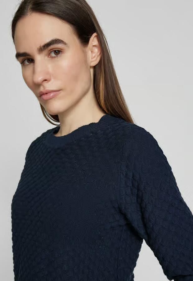 FREE QUENT Gebreide pullover met ribboorden model 'Dodo' - Foto 2