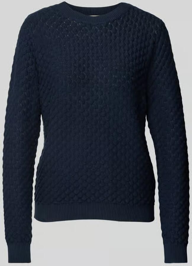 FREE QUENT Gebreide pullover met ribboorden model 'Dodo'