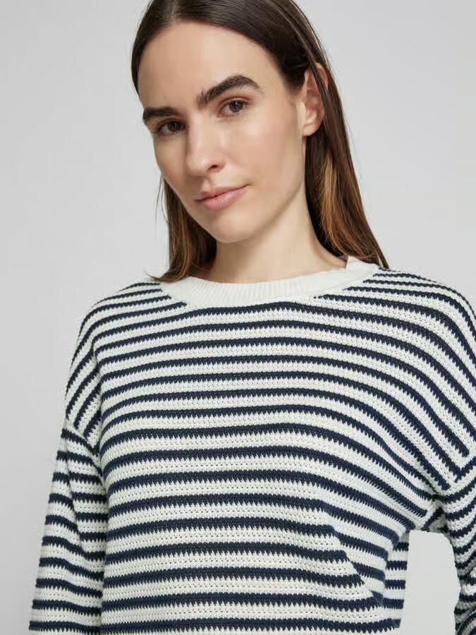 FREE QUENT Gebreide pullover met ribboorden model 'Domo' - Foto 2