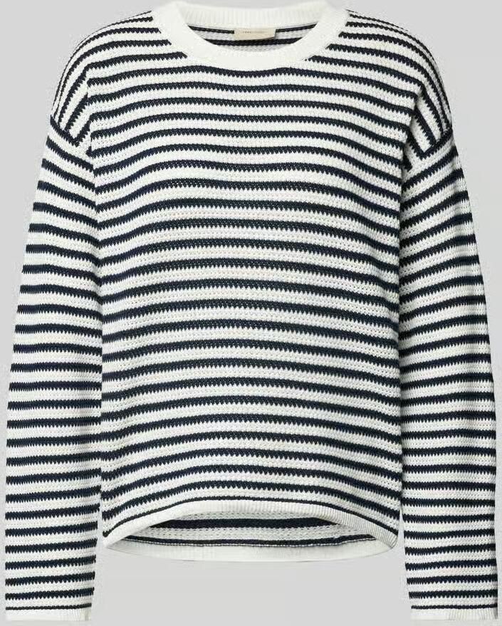 FREE QUENT Gebreide pullover met ribboorden model 'Domo'
