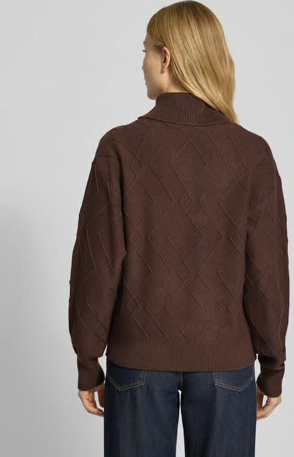 FREE QUENT Gebreide pullover met ribboorden model 'Saturn'