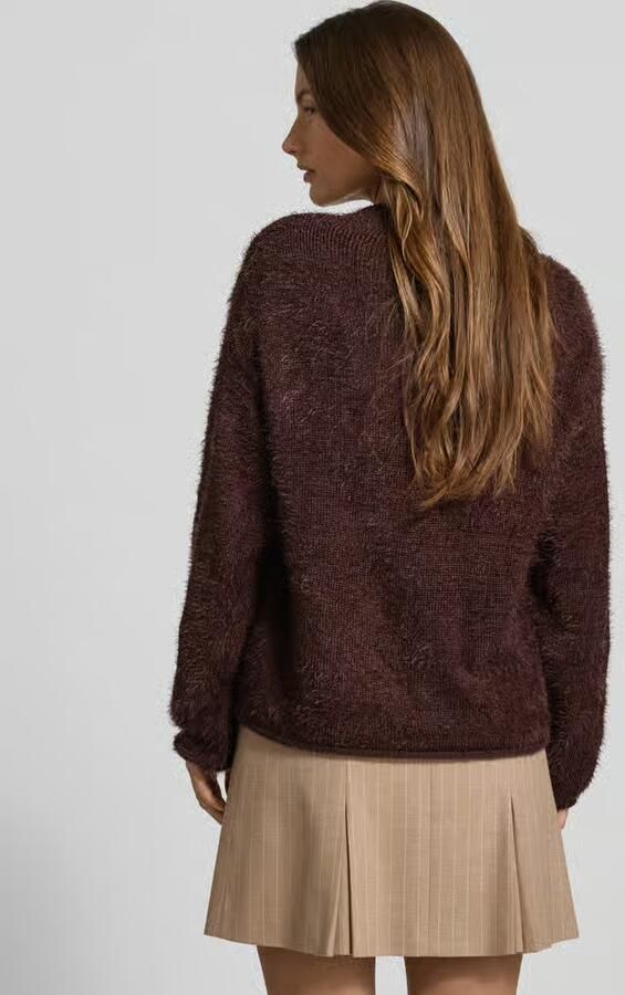FREE QUENT Gebreide pullover met ronde hals model 'Cat'