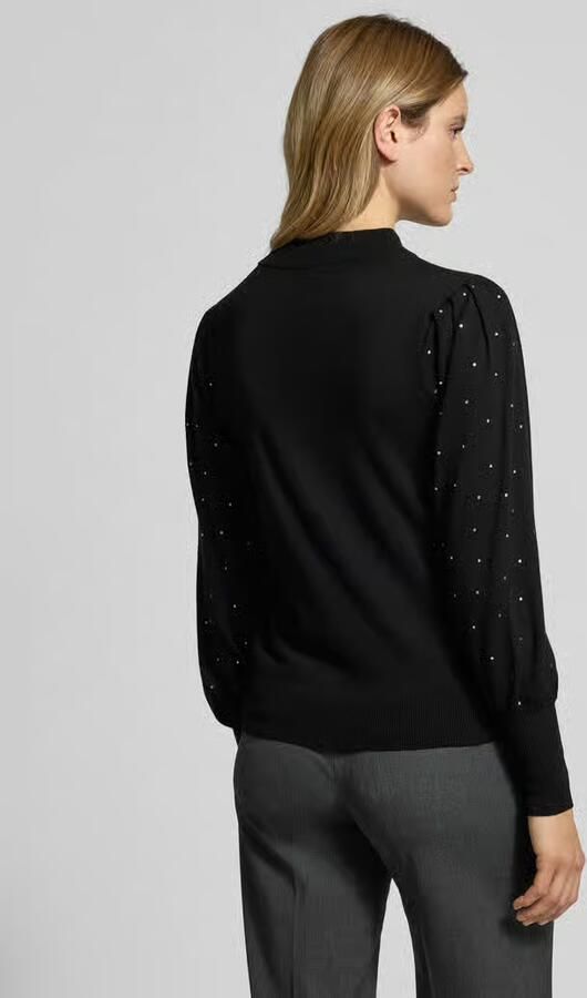 FREE QUENT Gebreide pullover met siersteentjes model 'DOTKA'