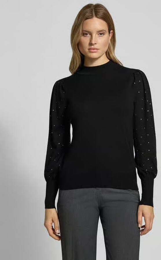 FREE QUENT Gebreide pullover met siersteentjes model 'DOTKA' - Foto 2