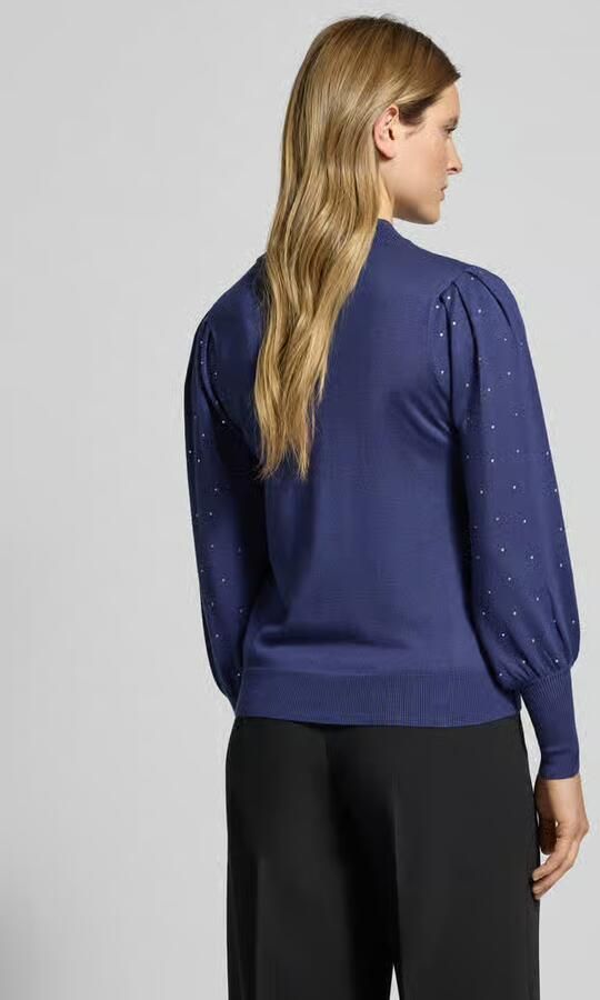 FREE QUENT Gebreide pullover met siersteentjes model 'DOTKA'