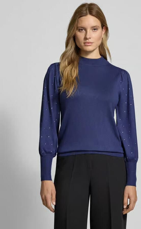 FREE QUENT Gebreide pullover met siersteentjes model 'DOTKA' - Foto 2