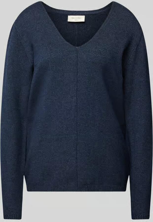 FREE QUENT Gebreide pullover met V-hals model 'Claura' - Foto 2