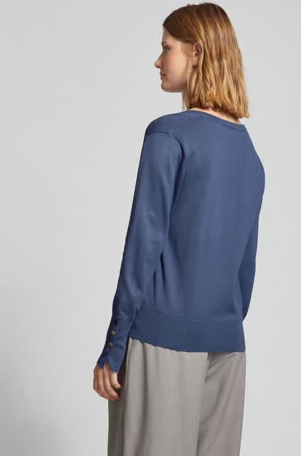 FREE QUENT Gebreide pullover met V-hals model 'Katie'