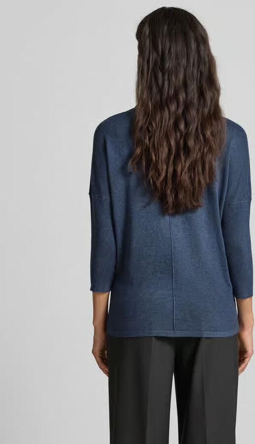 FREE QUENT Gebreide pullover van viscosemix met 3 4-mouwen model 'JONE'