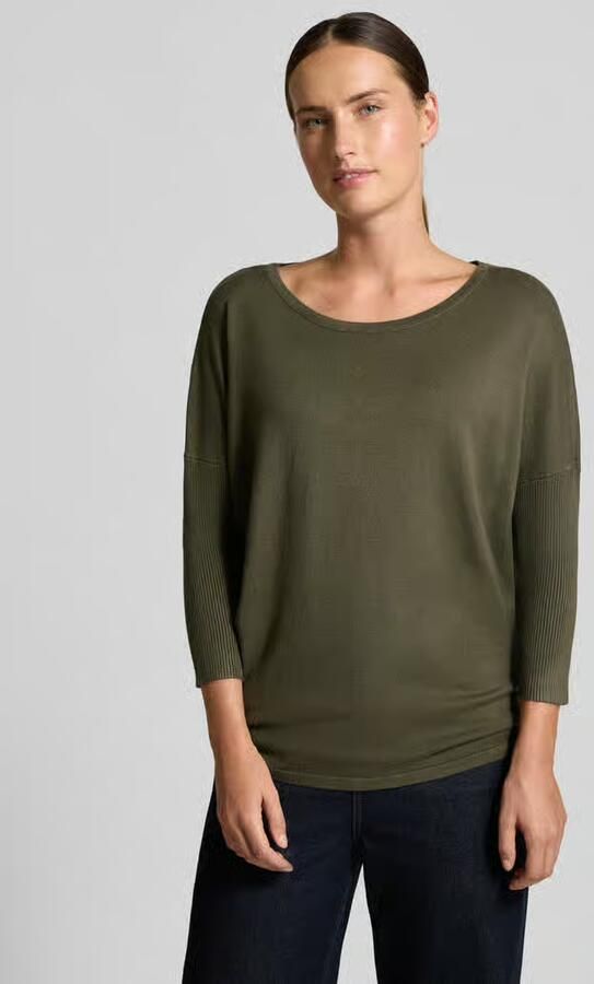 FREE QUENT Gebreide pullover van viscosemix met 3 4-mouwen model 'JONE' - Foto 4