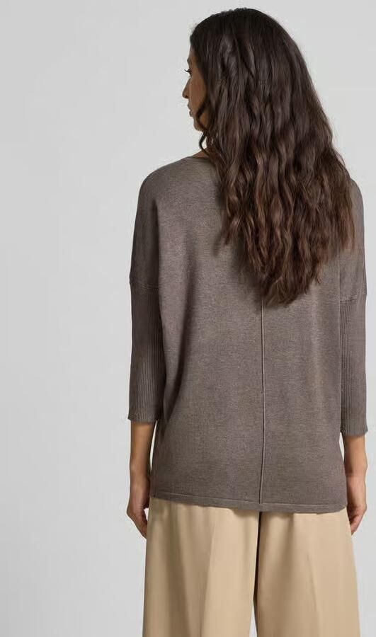 FREE QUENT Gebreide pullover van viscosemix met 3 4-mouwen model 'JONE'