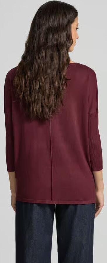 FREE QUENT Gebreide pullover van viscosemix met 3 4-mouwen model 'JONE'