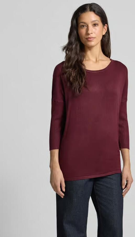 FREE QUENT Gebreide pullover van viscosemix met 3 4-mouwen model 'JONE' - Foto 2