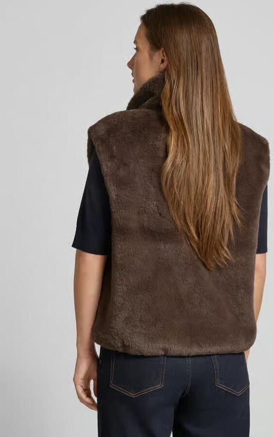 FREE QUENT Gilet met opstaande kraag model 'FONY'