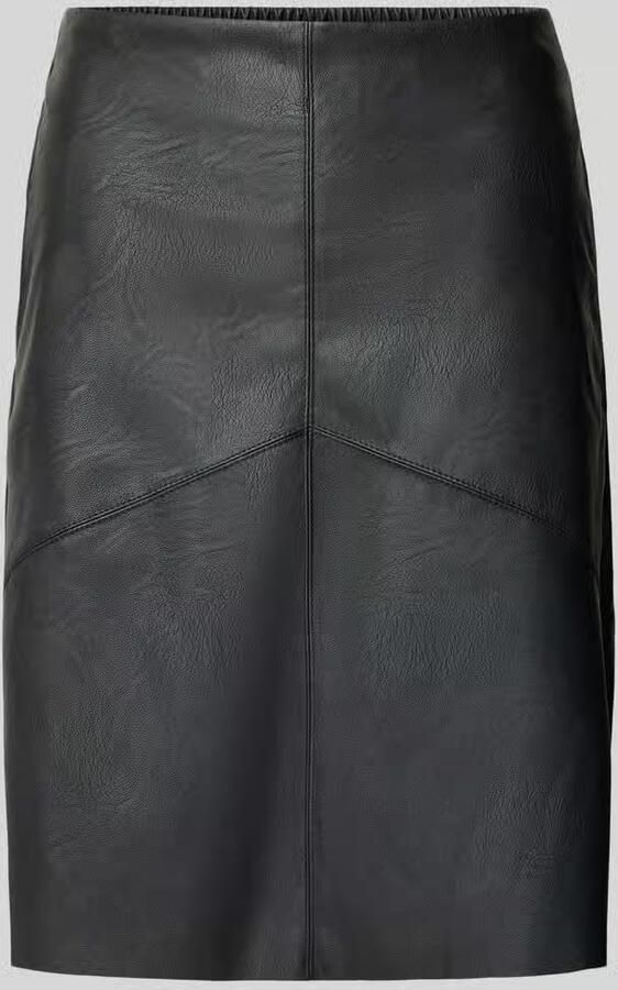 FREE QUENT Knie-lange rok in lederlook model 'Harley'
