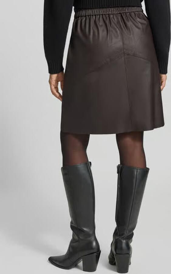 FREE QUENT Knie-lange rok in lederlook model 'Harley' - Foto 3