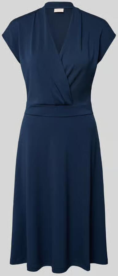 FREE QUENT Knielange jurk met V-hals model 'Yrsa'