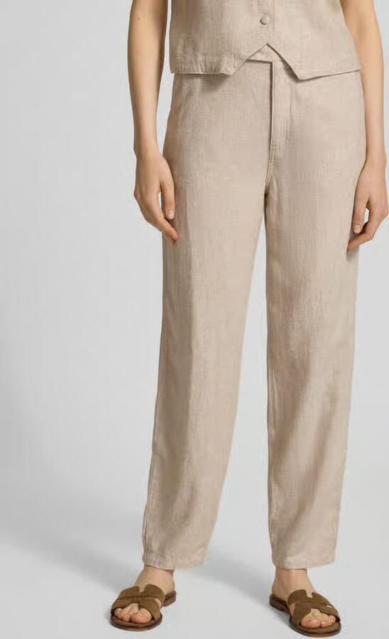 FREE QUENT Linnen broek met Franse steekzakken model 'lavasi' - Foto 3