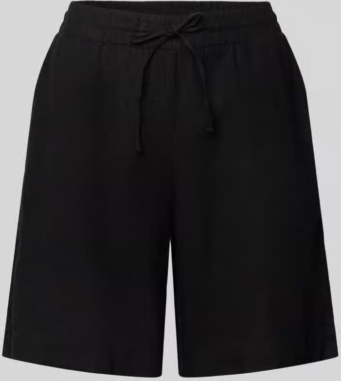 FREE QUENT Linnen korte broek met elastische tailleband model 'Lava' - Foto 2