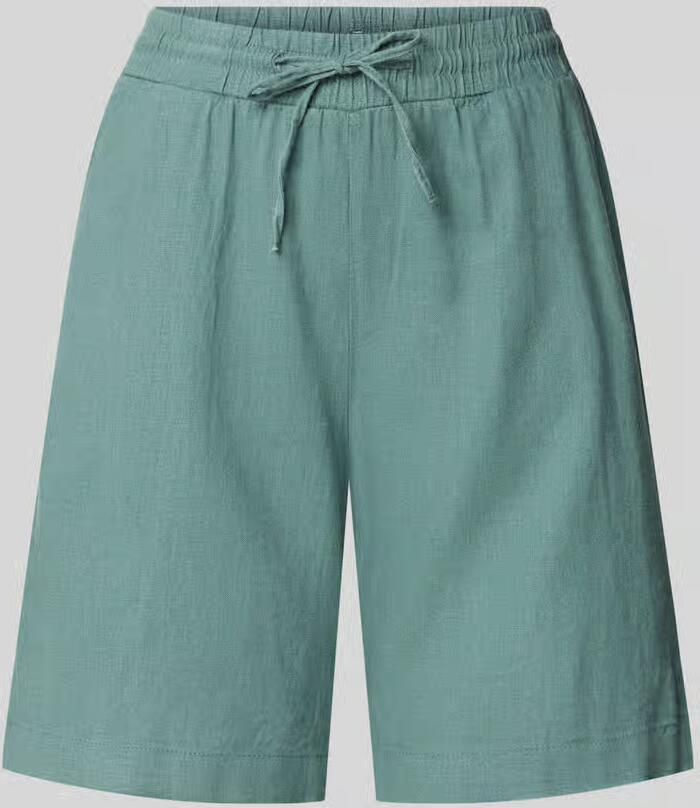 FREE QUENT Linnen korte broek met elastische tailleband model 'Lava' - Foto 2