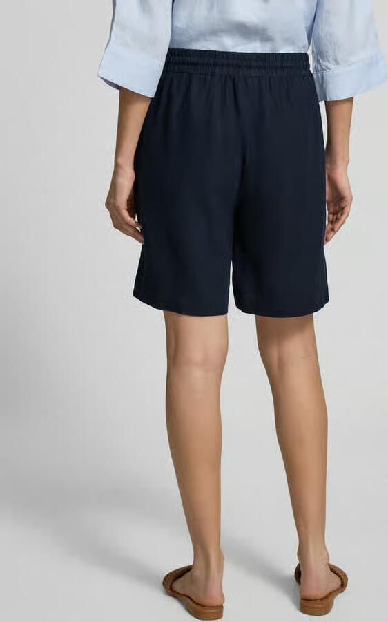 FREE QUENT Linnen korte broek met elastische tailleband model 'Lava' - Foto 4