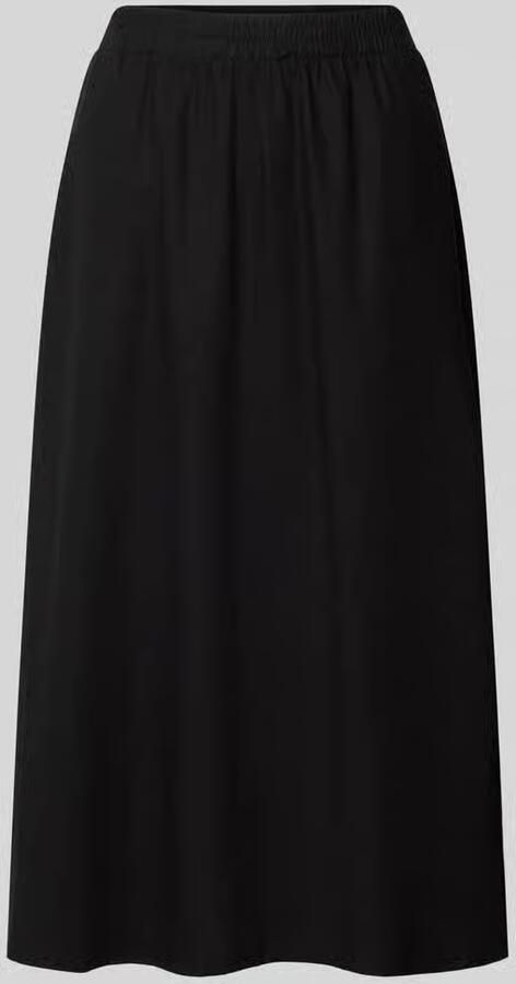 FREE QUENT Linnen rok met elastische band model 'Lava'