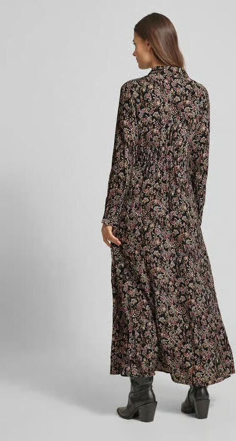 FREE QUENT Maxi-jurk met knoopsluiting model 'LOVY'