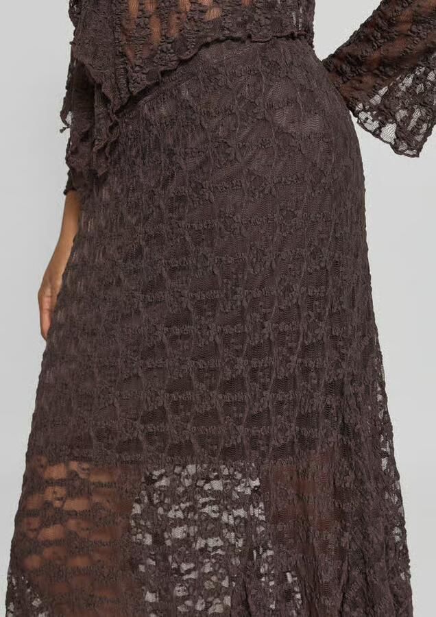 FREE QUENT Midirok met florale kant model 'Reddy'