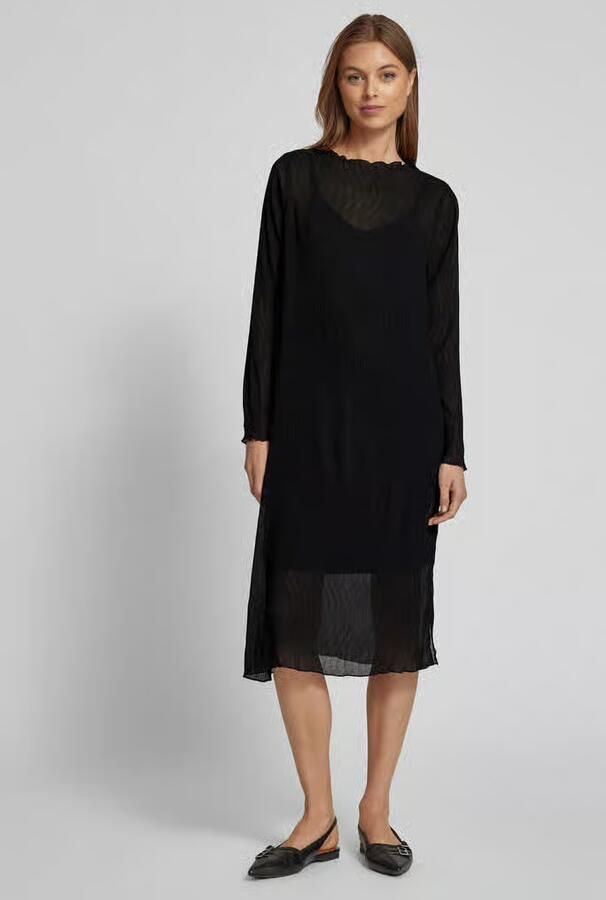 FREE QUENT Mini-jurk met ronde hals model 'EDELYN' - Foto 3