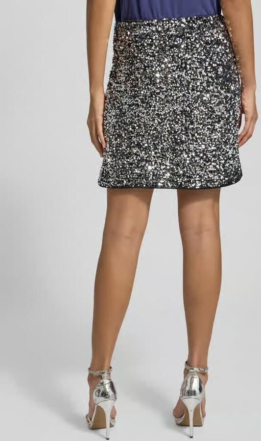 FREE QUENT Minirok met pailletten model 'LUNE'