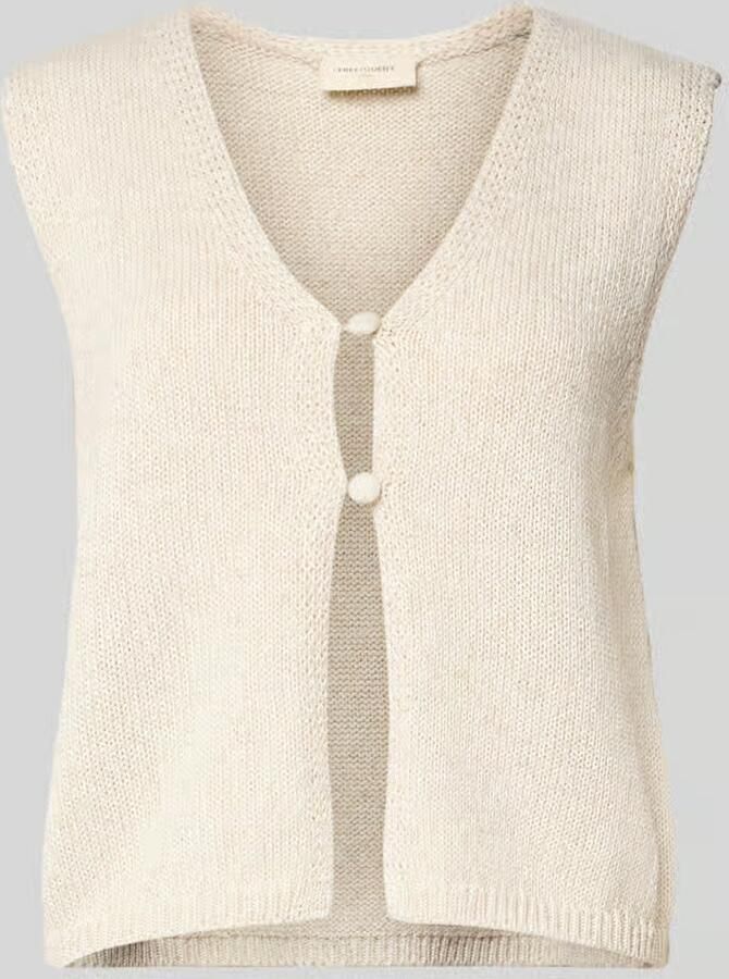 FREE QUENT Mouwloos vest met knoopsluiting model 'Grscaliva' - Foto 2