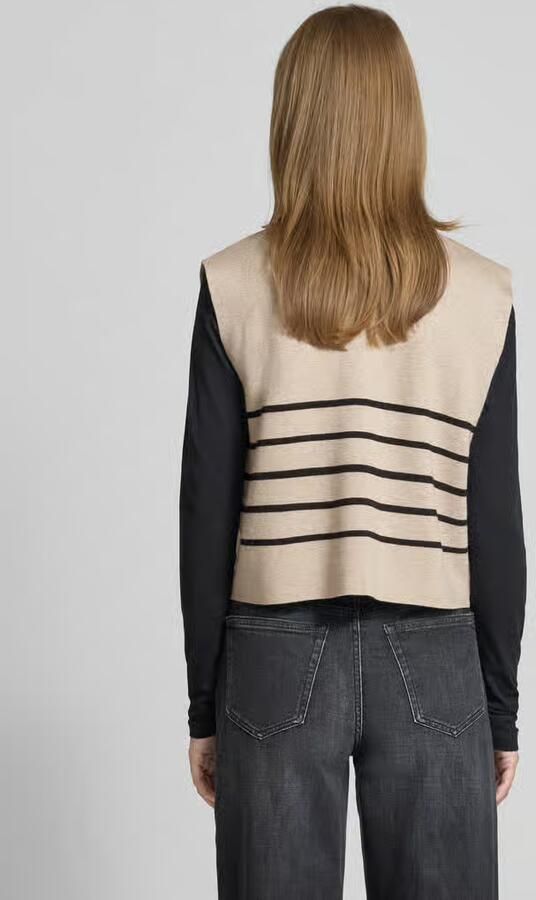 FREE QUENT Mouwloos vest met V-hals model 'ANI'