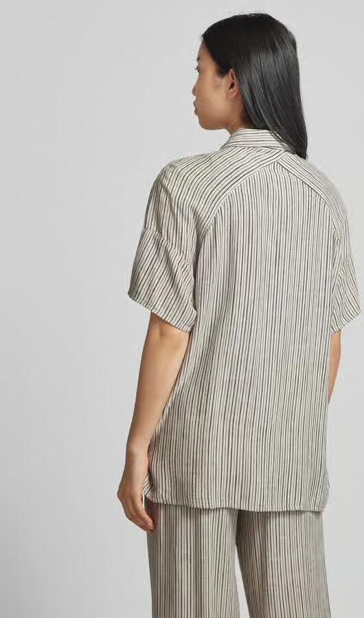 FREE QUENT Overhemdblouse met platte kraag model 'Lavara'