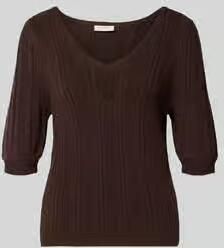 FREE QUENT Pullover van viscosemix in tricotlook model 'Clarry'