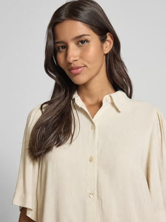 FREE QUENT Regular fit blouse met broderie anglaise model 'Linus' - Foto 2