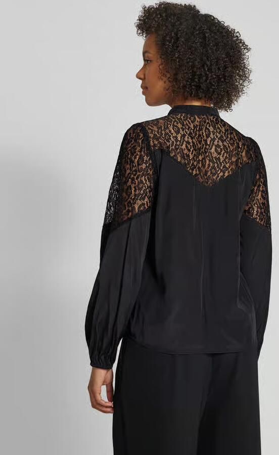 FREE QUENT Regular fit blouse met gehaakt kant model 'VIALU'