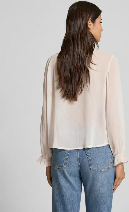 FREE QUENT Regular fit blouse met ruches model 'Ditte'