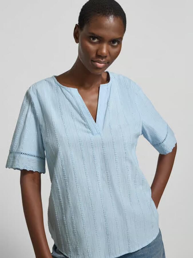 FREE QUENT regular fit blouse met V-hals model 'Ane'