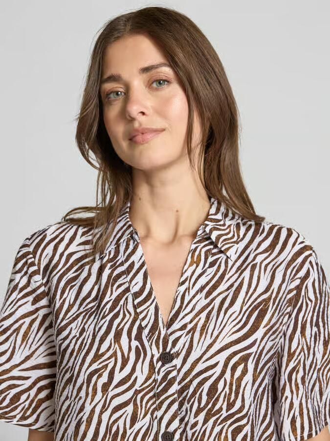 FREE QUENT regular fit blouse met V-hals model 'Mele' - Foto 3