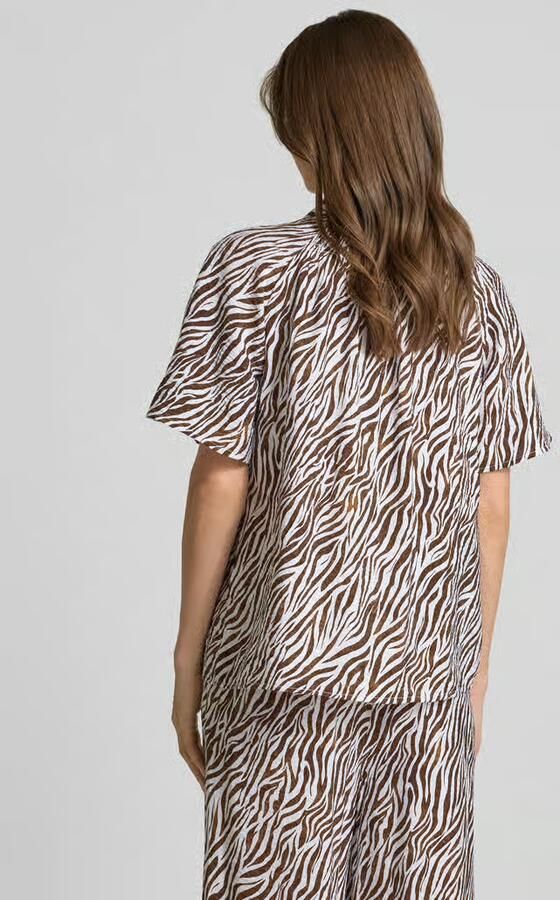 FREE QUENT regular fit blouse met V-hals model 'Mele' - Foto 4